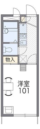 北野田駅 徒歩22分 1階の物件間取画像